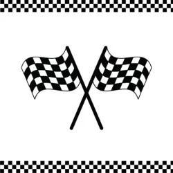 Checkered Flag Coloring Page - Origin image