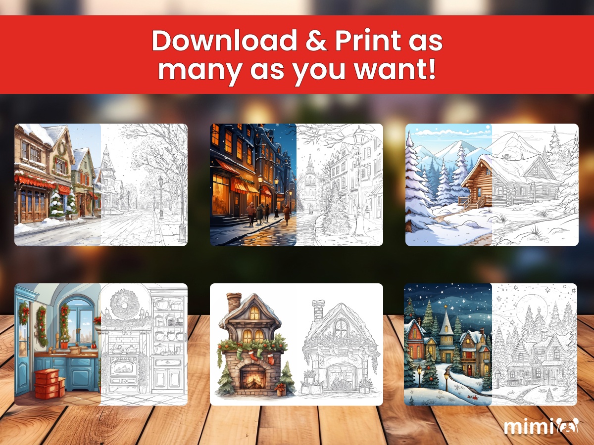 Christmas Coloring Book Slide 2