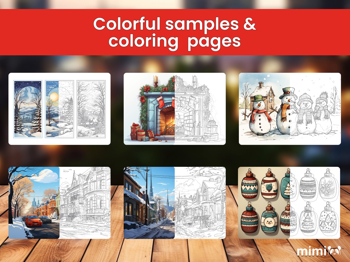 Christmas Coloring Book Slide 3