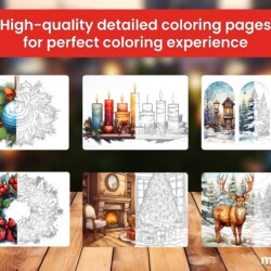 Christmas Coloring Book Slide 4