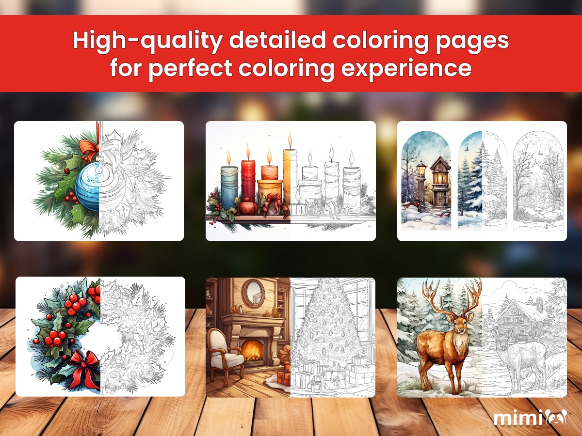 Christmas Coloring Book Slide 4