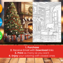 Christmas Coloring Book Slide 5