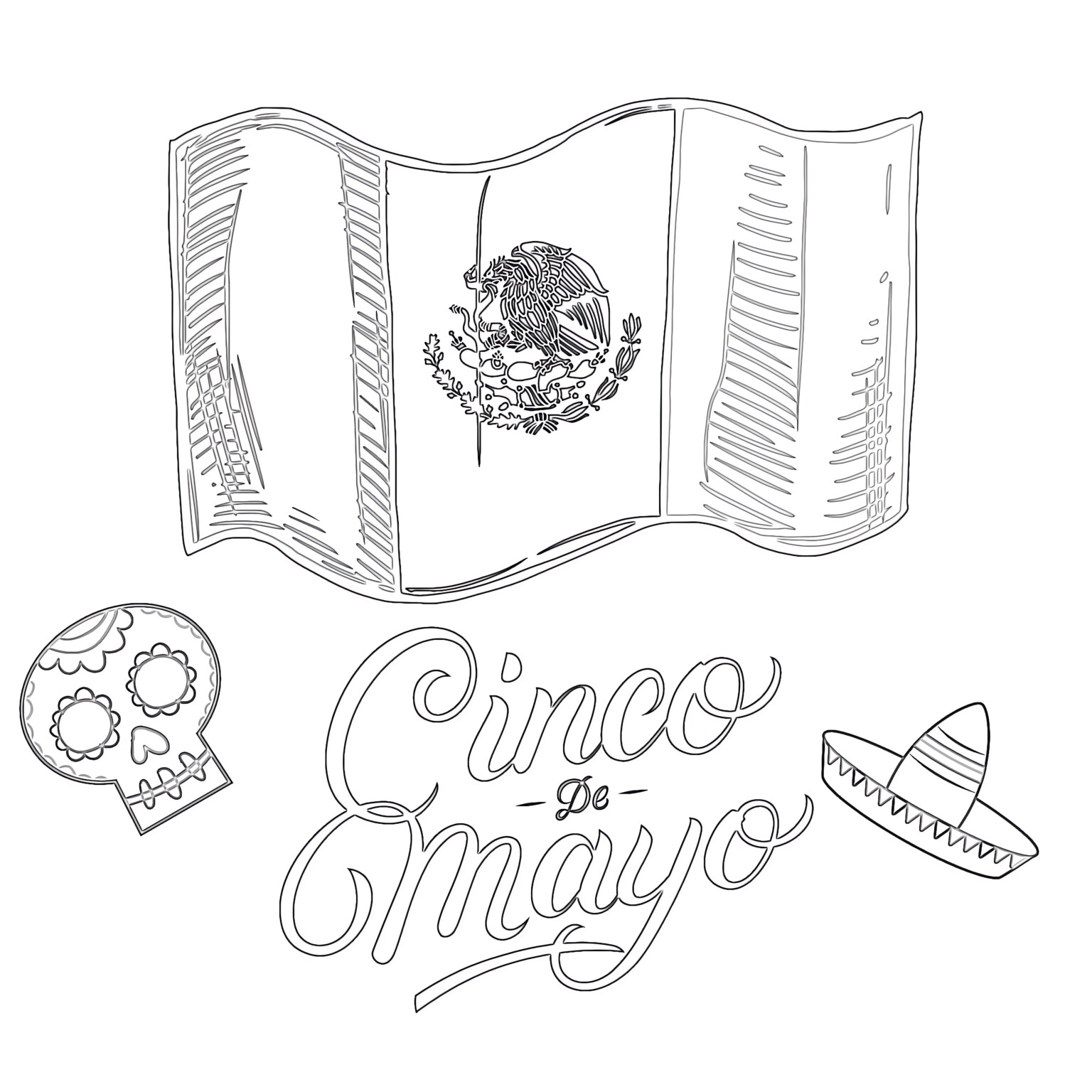 American Flag Coloring Page Mimi Panda american-flag-coloring-page-mimi-panda
