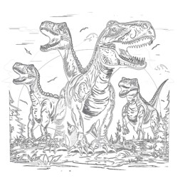 Coloring Images Of Dinosaurs - Printable Coloring page