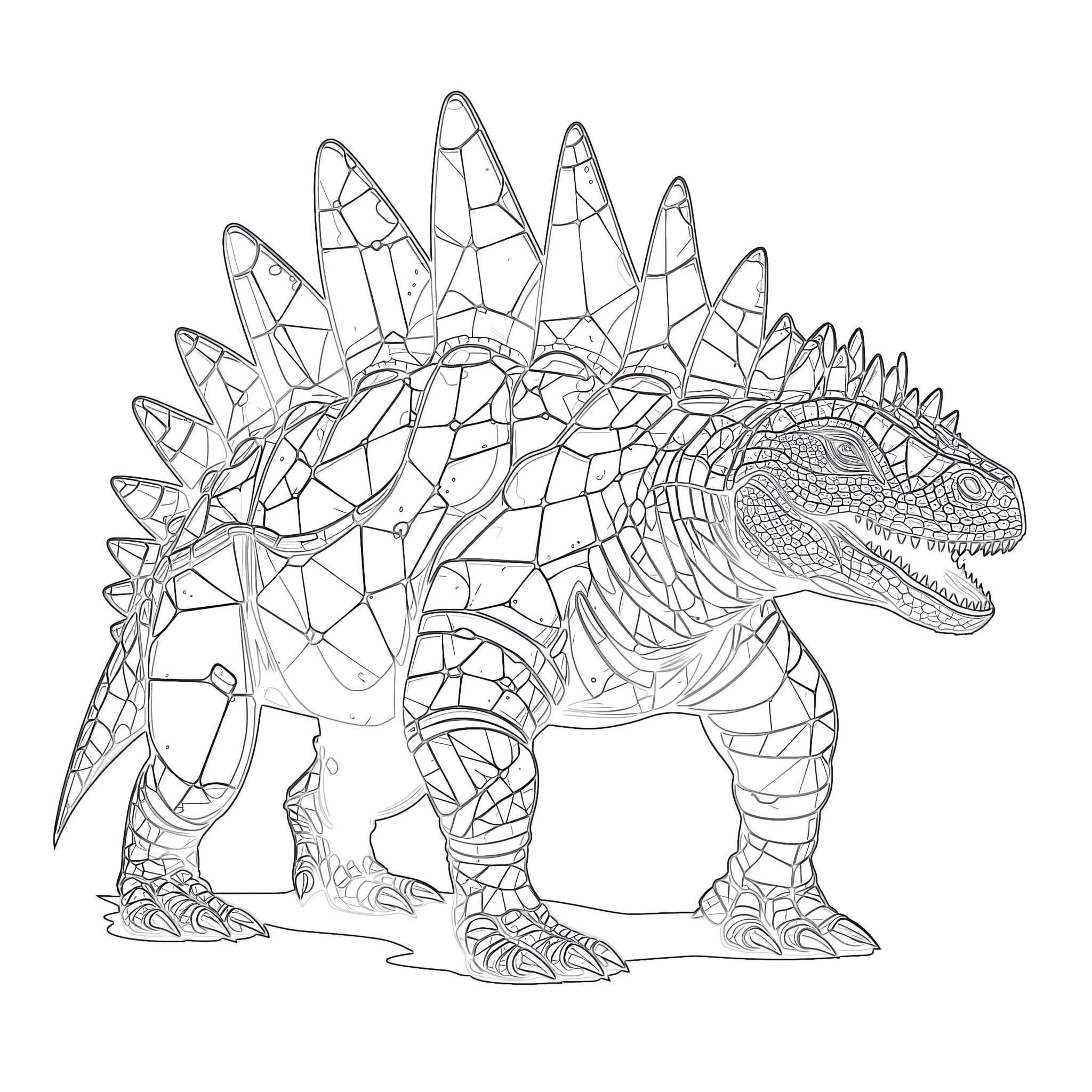 Stegosaurus with Friends