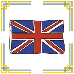 Colour In Union Jack Printable Coloring Page - Origin image