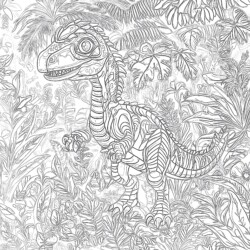 Cute Dino Coloring Pages - Printable Coloring page