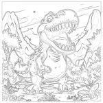 Dino Coloring Book