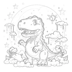 Dino Pictures To Coloring Page - Printable Coloring page