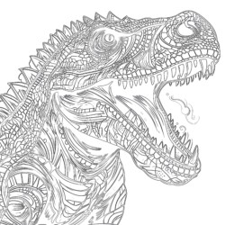 Dinosaur Coloring Book - Printable Coloring page