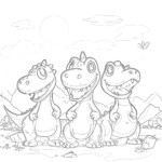 Dinosaur Pictures To Color