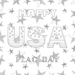 Flag Day Coloring Printables - Printable Coloring page