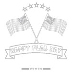 Free Flag Day Coloring Pages