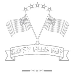 Free Flag Day Coloring Pages - Printable Coloring page