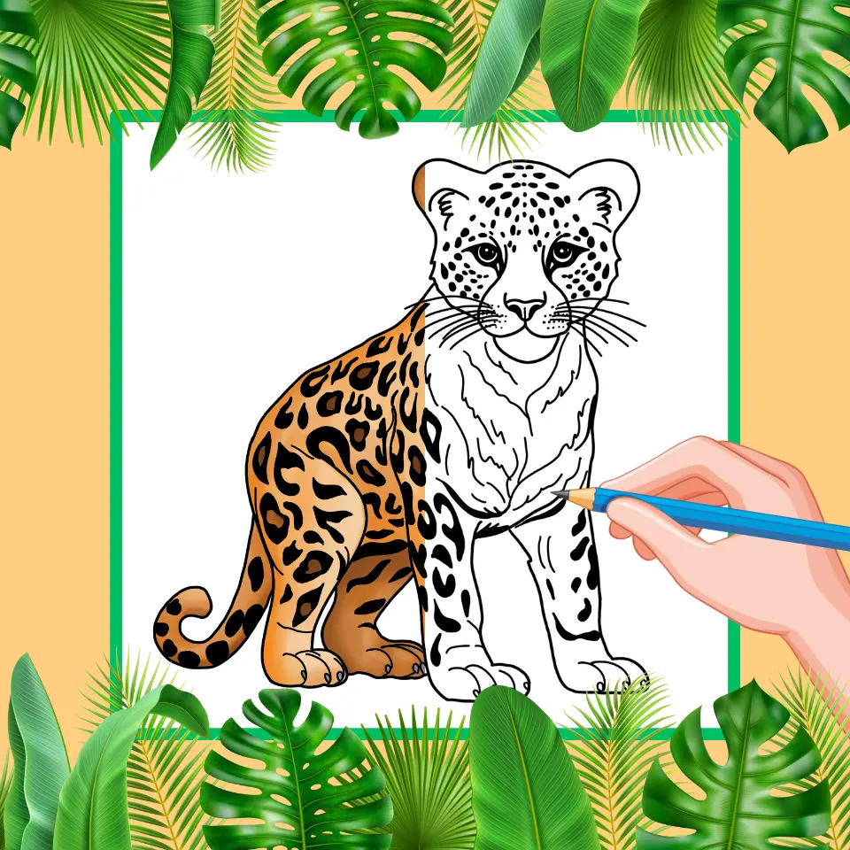 Cómo Dibujar un Leopardo