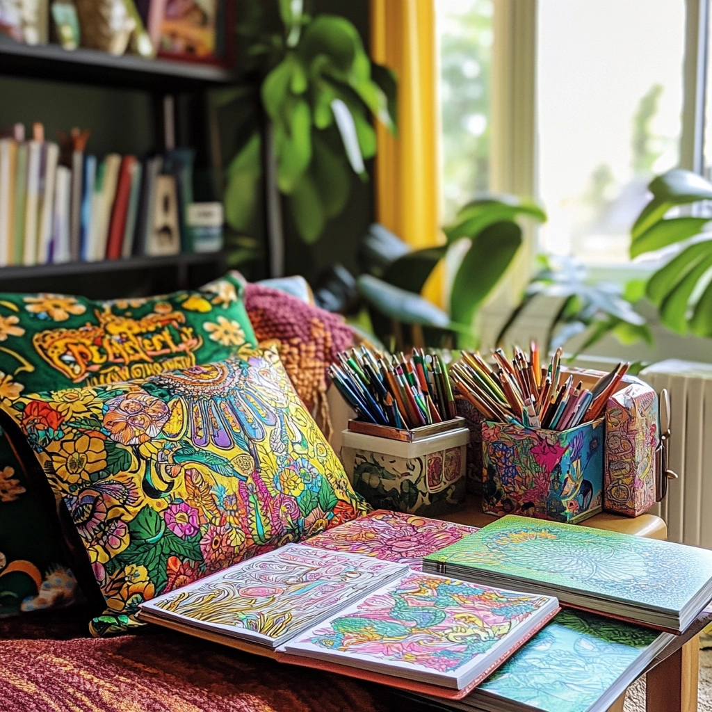 How to Set Up a Relaxing Coloring Corner at Home 3