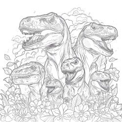 Printable Dinosaur Coloring Pages - Printable Coloring page