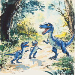 Pages à Colorier De Dinosaures A4 - Image d'origine