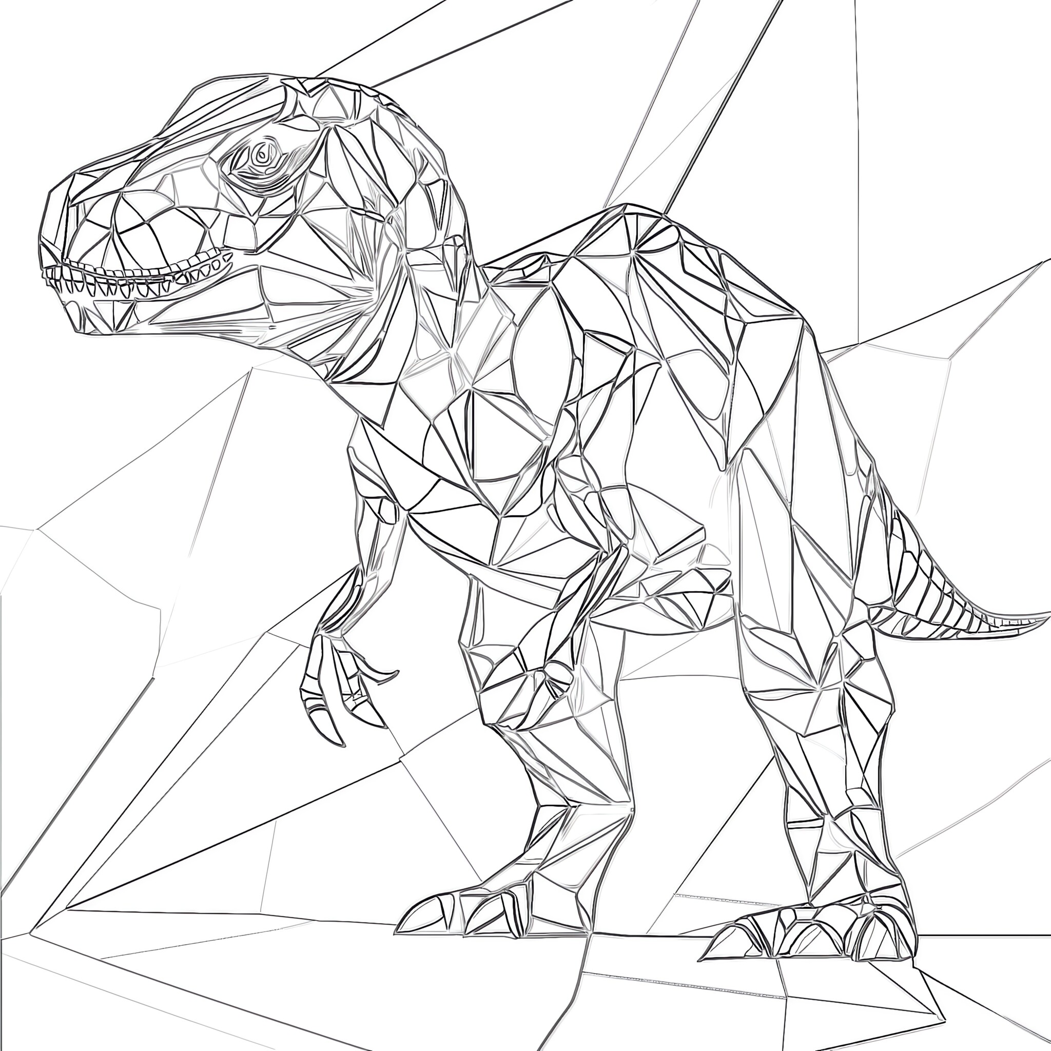 Adult Dinosaur Coloring Book - Adult Dinosaur Coloring Book 2048x2048 