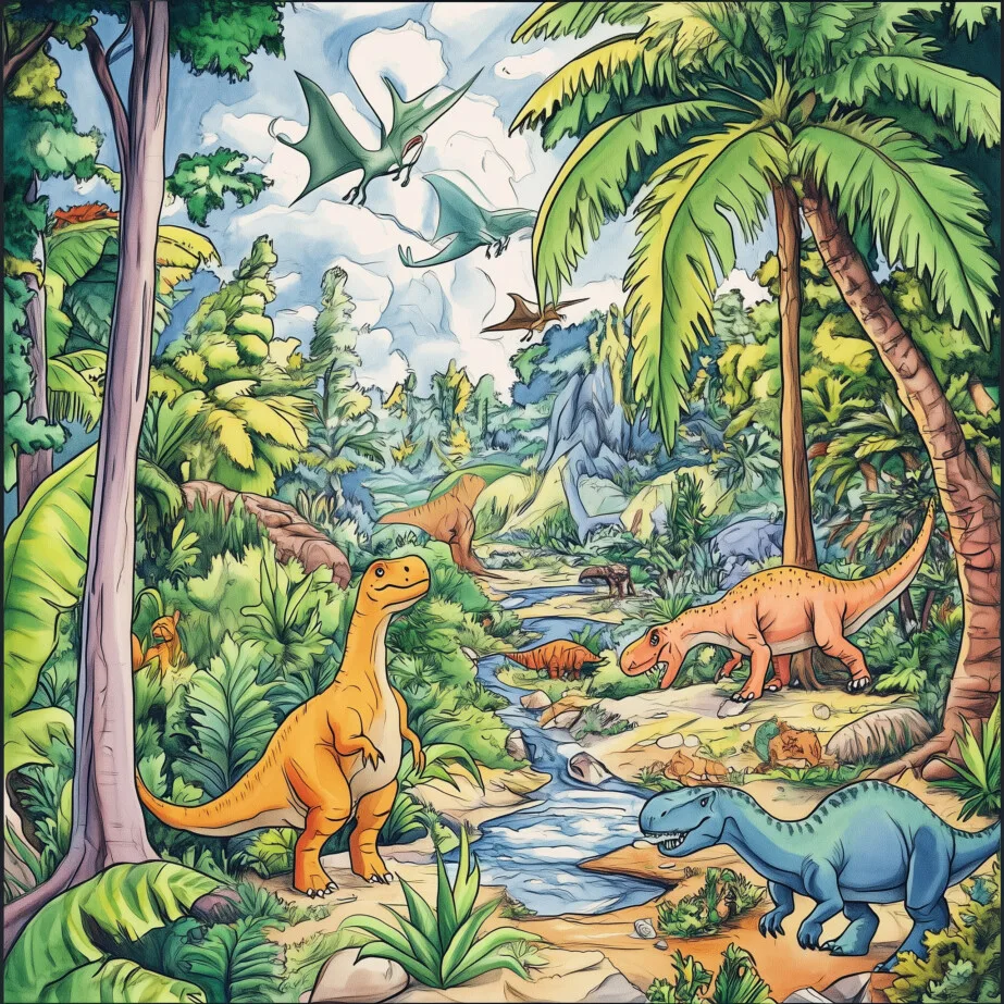 Wszystkie Kolorowanki Z Dinozaurami 2
