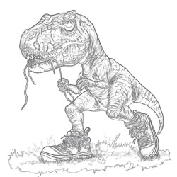 Allosaurus Colouring Page - Printable Coloring page