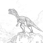 Allosaurus Dinosaur Coloring Pages