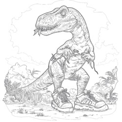 Allosaurus Pictures To Coloring Page - Printable Coloring page