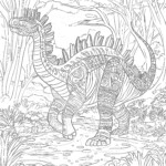 Amargasaurus Coloring Page