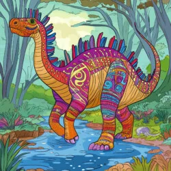 Página Para Colorear Amargasaurus - Imagen de origen