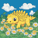 Obrazki Ankylosaurus Do Wydrukowania 2 2