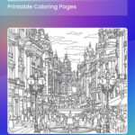 Architecture Coloring Book