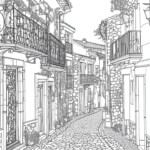 Architecture Coloring Book