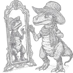 Baryonyx Coloring Page - Printable Coloring page