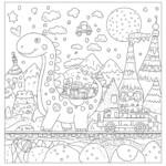 Best Dinosaur Coloring Page Free