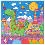 Best Dinosaur Coloring Page Free 2 2