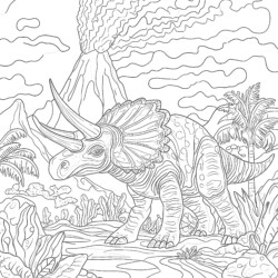 Best Dinosaur Colouring Page - Printable Coloring page