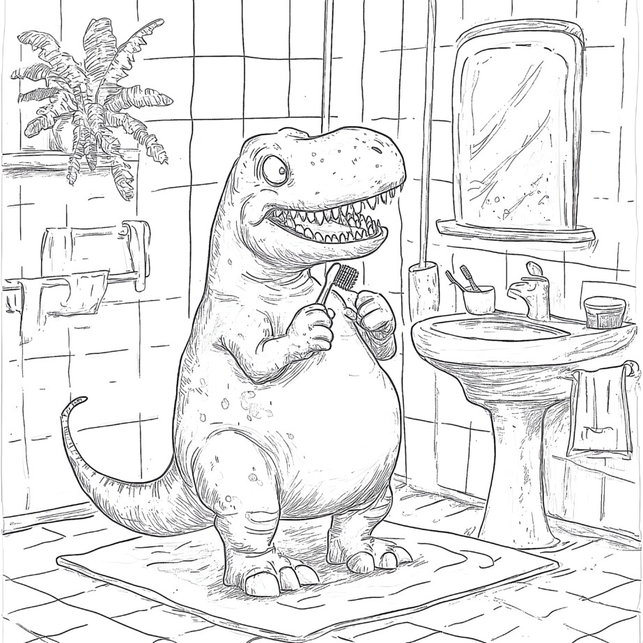 Big Dinosaur Coloring Pages