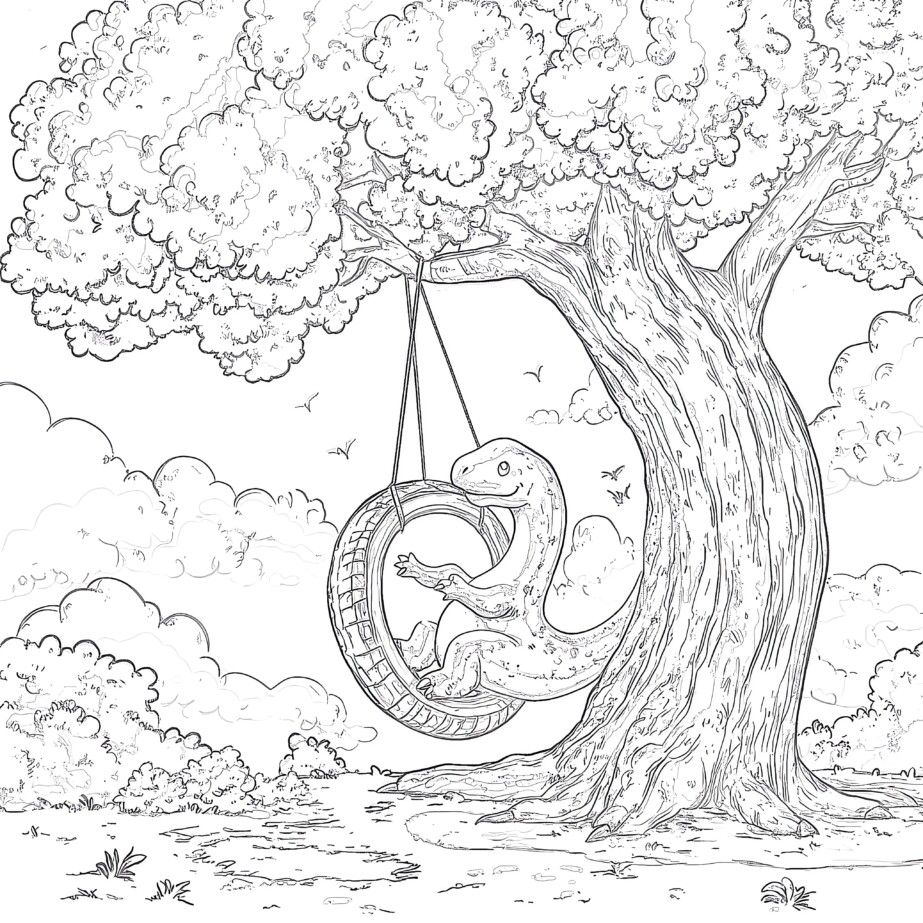 Brontosaurus Coloring Page