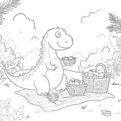 Carnotaurus Coloring Page - Printable Coloring page