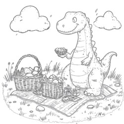 Carnotaurus Colouring - Printable Coloring page