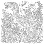 Cartoon Dinosaur Pictures To Colour