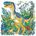 Images De Dinosaures à Colorier - Image d'origine