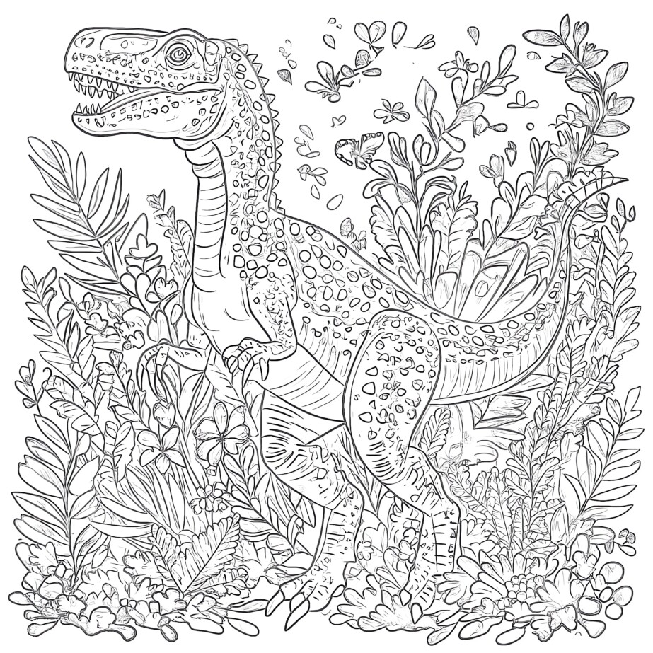 Imágenes De Dinosaurios De Dibujos Animados Para Colorear