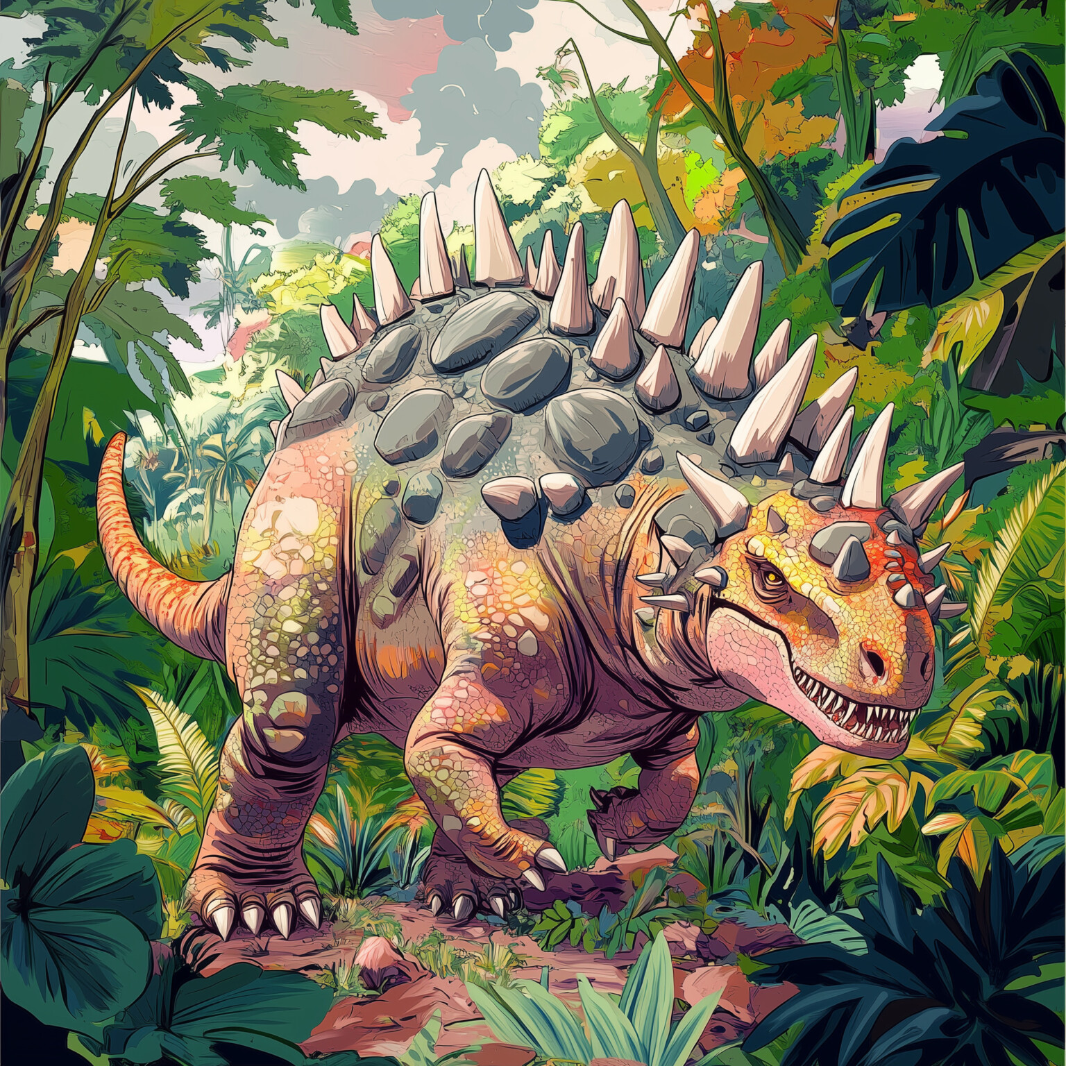 Cartoon Dinosaur Pictures To Print | Coloring Pages Mimi Panda