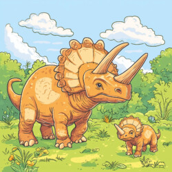 Kinder Dinosaurier Ausmalbilder - Ursprüngliches Bild