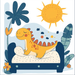 Color By Number Dinosaur Printable - Origin image