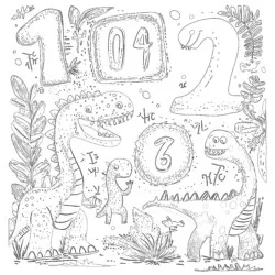 Coloring Book Pictures Of Dinosaurs - Printable Coloring page