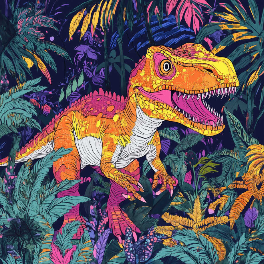 Coloring Indominus Rex 2