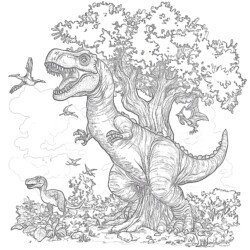 Coloring Pages Indominus Rex - Printable Coloring page