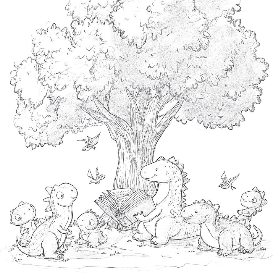 Coloring Pages Printable Dinosaurs